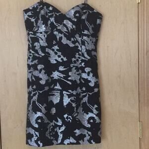 Milly textured dress strap dress